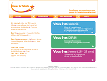 Tablet Screenshot of coeurdetalents.fr